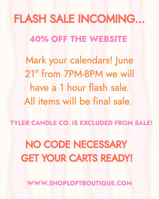Flash Sale Incoming!  40% Off the Entire Website — One Hour Only!