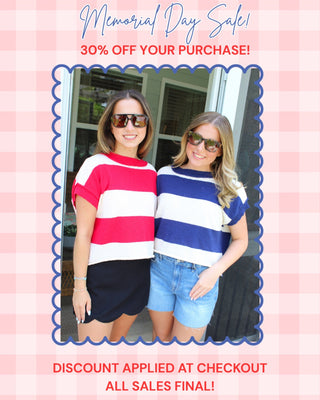 Memorial Day Sale - 30% Off Your Entire Order — One Day Only!