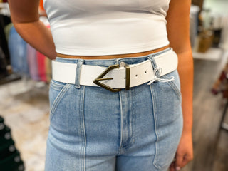 Diamond Pointed Buckle Fashion Belt