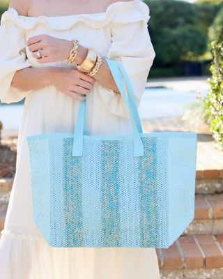 Whitecap Tote - Aqua
