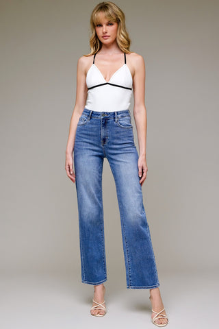 Hidden Clean Stretch Jeans - Medium Denim