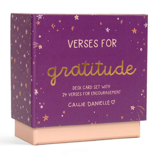 Verses For Gratitude Desk Card Set