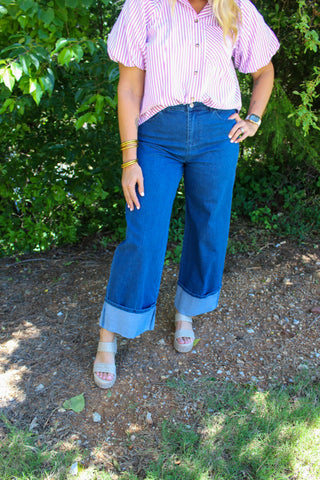 Lacey Jeans - Dark Denim
