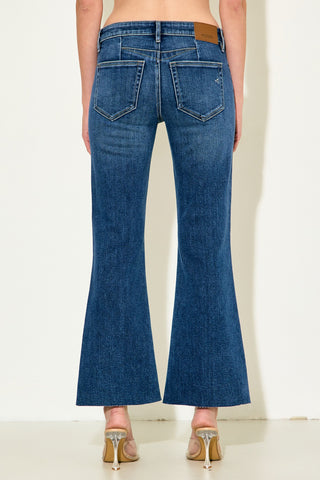 Hidden Flare Clean Cut Jean - Medium Dark