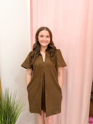 Lori Dress - Brown