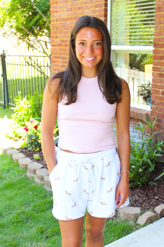 Weiner Dog Shorts - Heather Grey