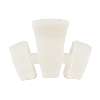 Teleties Classic Petite Claw Clip - Coconut White