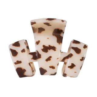 Teleties Classic Petite Claw Clip - Blonde Tortoise
