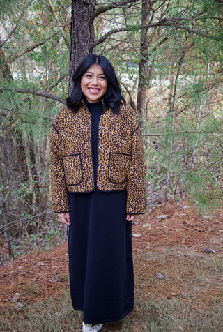 Carol Cheetah Puffer Jacket