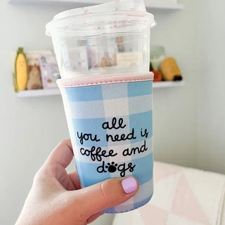 Coffee & Dogs Drink Sleeve - Small