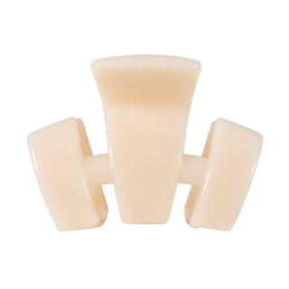 Teleties Classic Petite Claw Clip - Almond Beige