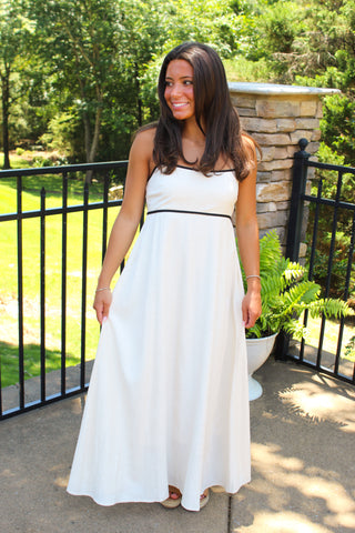Delaney Midi Dress - Natural
