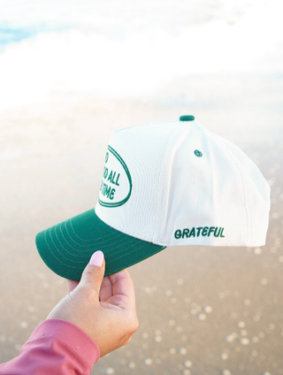 God is Good - Green Vintage Trucker Hat