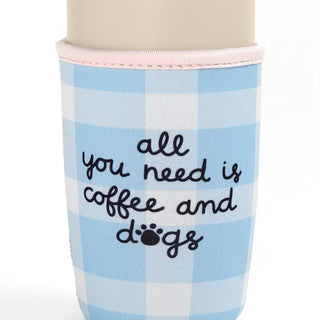 Coffee & Dogs Drink Sleeve - Medium