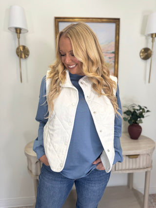 Mellie Vest - Ivory
