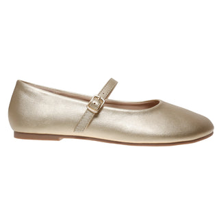 Faye Four Mary Janes - Gold