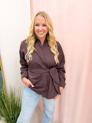 Zara Top - Chocolate