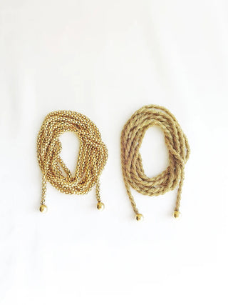 Faithful Wrap Necklace - Gold