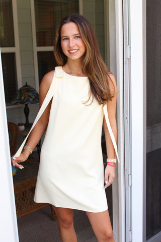 Lora Short Dress - Butter