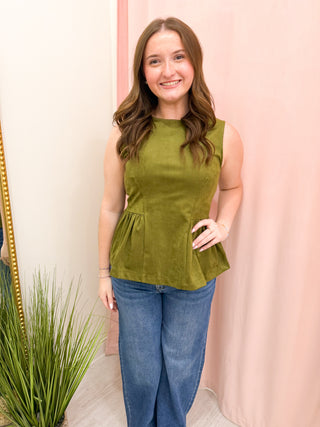 Mallory Top - Olive