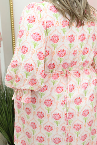 Cassidy Dress- Coral