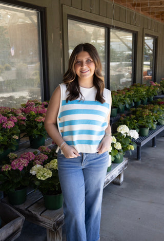 Arley Striped Sweater Vest