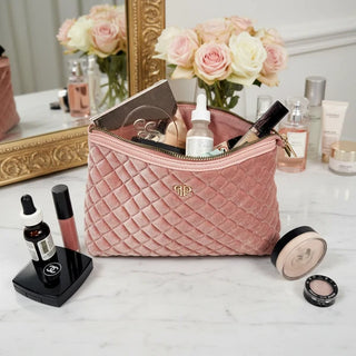 Everyday Sleek - Blush Velvet Quilted