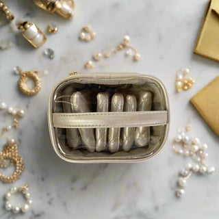 Getaway Jewelry Case - Pearl Quilted