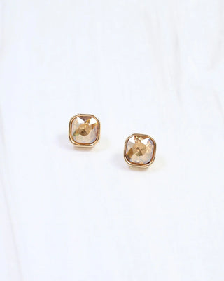 Fontaine Crystal Stud - Champagne
