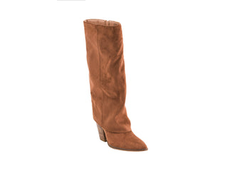 HIGH ROAD - Tobacco Faux Suede