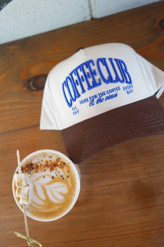 Coffee Club - Brown Vintage Trucker Hat