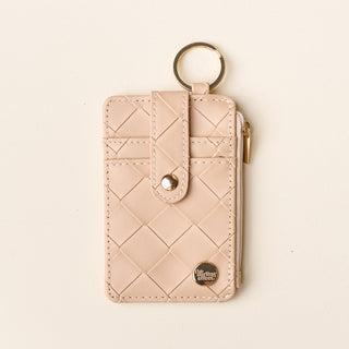 Woven Keychain Wallet - Oat