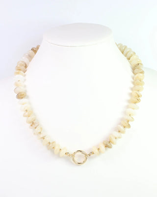 Branna Stone Necklace with Toggle
