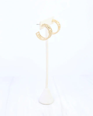 Murphy Elephant Hoop Earring - Gold