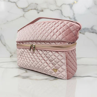 Stylist Bag - Blush Velvet Quilted