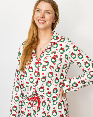 Clara Wreath Pajama Set