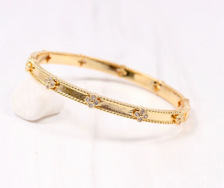 Seavers CZ Clover Bracelet