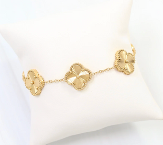 Acoma Textured Clover Bracelet