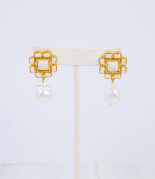 Cohoes Pearl Drop Earring