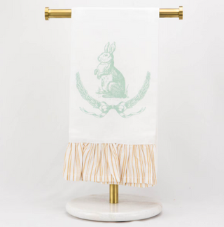 Laurel Wreath Bunny Hand Towel