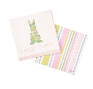 Boxwood Bunny Cocktail Napkins