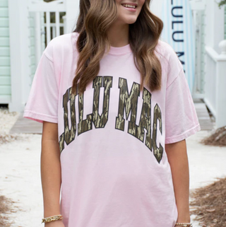 Lulu Mac X Mossy Oak Tee - Pink