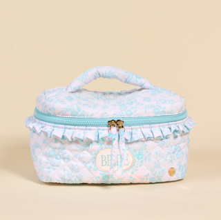 Glam On The Go Quilted Cosmetic Bag - Bride
