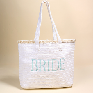 Straw & Sun Tote - Bride