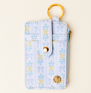 Keychain Wallet - Oh So Fancy Blue