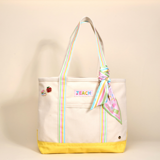 School's In Session Canvas Tote