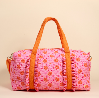 On-the-Go Quilted Weekender - Poppin' Petals