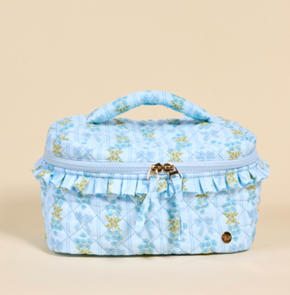 Glam & Go Quilted Cosmetic Bag - Oh So Fancy Blue