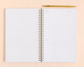 Church Notes Notebook - Lilac with Maps