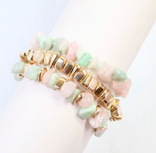 Eastpointe Beaded Stretch Bracelet Set